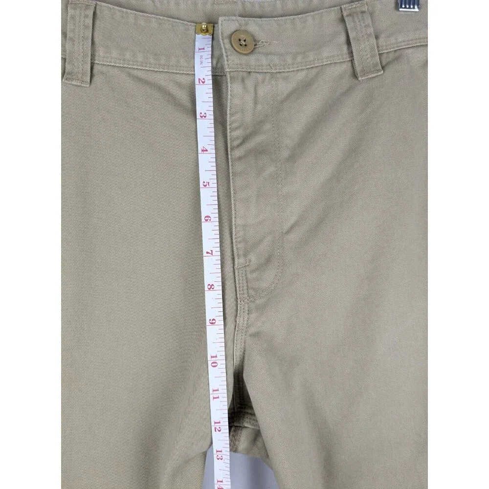 The North Face Pants Men's 40‎ Short Beige Chino Straight 100% Cotton